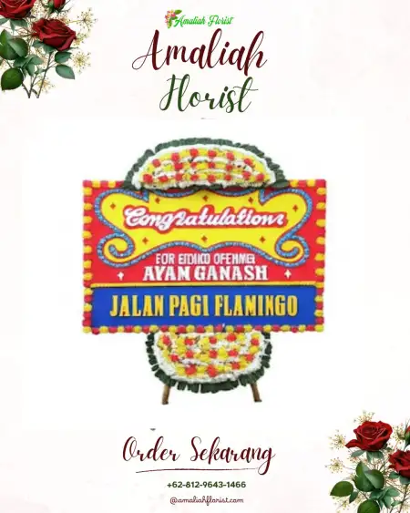 Sewa Papan Bunga Hotel Santika Depok